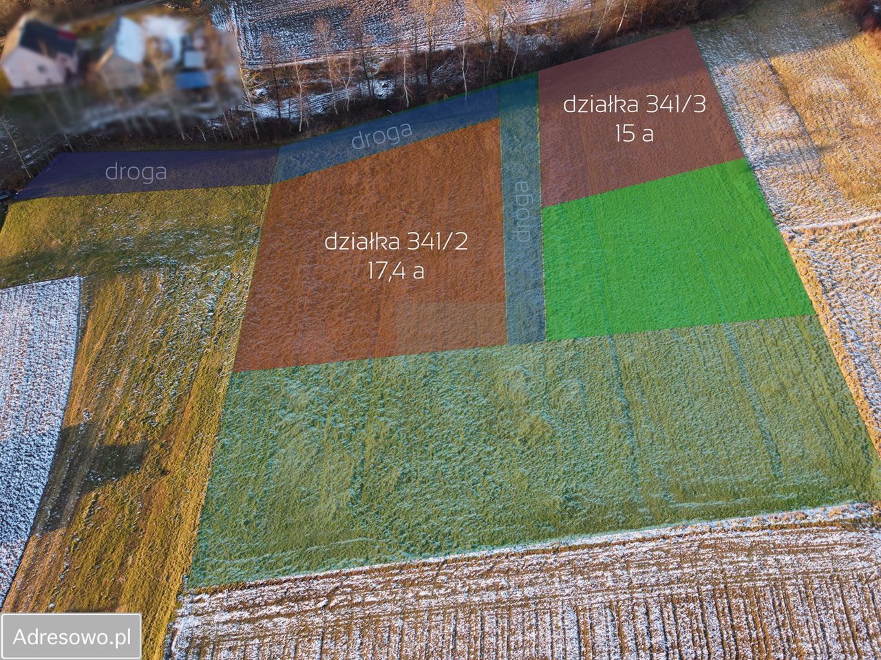 Działka budowlana Borek Stary. Zdjęcie 2