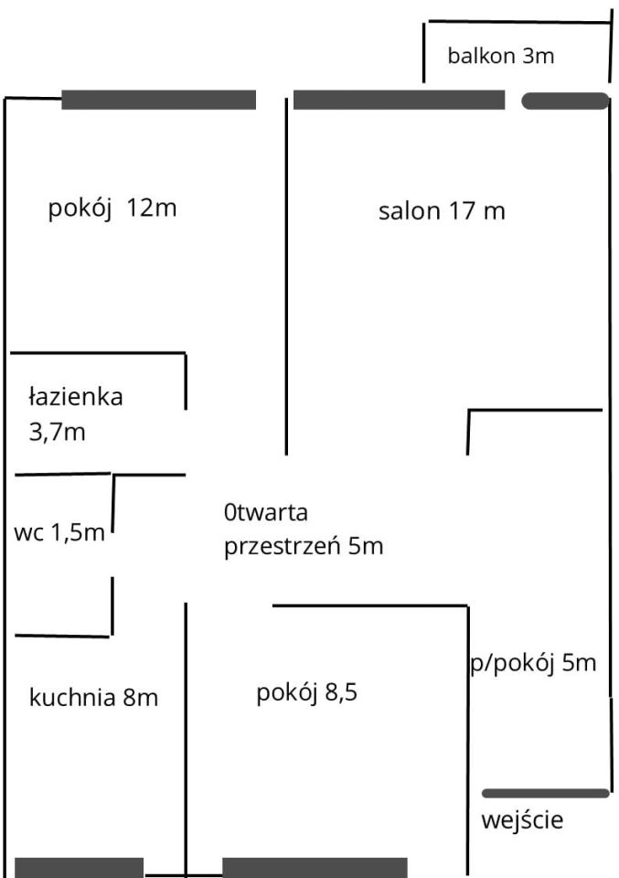 Mieszkanie 3-pokojowe Wrocław Śródmieście, ul. Stefana Żeromskiego. Zdjęcie 15