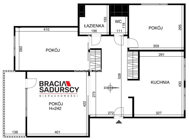 Mieszkanie 3-pokojowe Kraków Prądnik Biały, ul. Zawodzie. Zdjęcie 25
