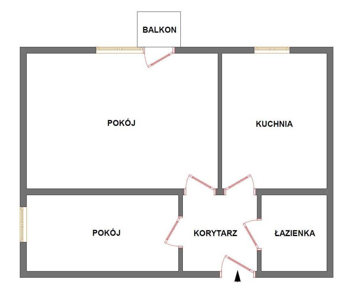 Mieszkanie 2-pokojowe Mrągowo, os. Parkowe. Zdjęcie 4