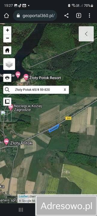 Działka rolna Złoty Potok. Zdjęcie 5