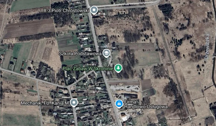 Działka inwestycyjna Skronina