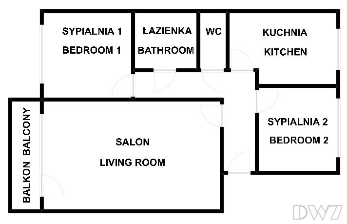 Mieszkanie 3-pokojowe Kraków Prądnik Czerwony, ul. Dobrego Pasterza. Zdjęcie 20