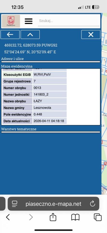 Działka budowlana Łazy. Zdjęcie 7