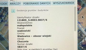 Działka budowlana Chocznia