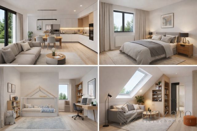 bliźniak, 4 pokoje Łochowo. Zdjęcie 2