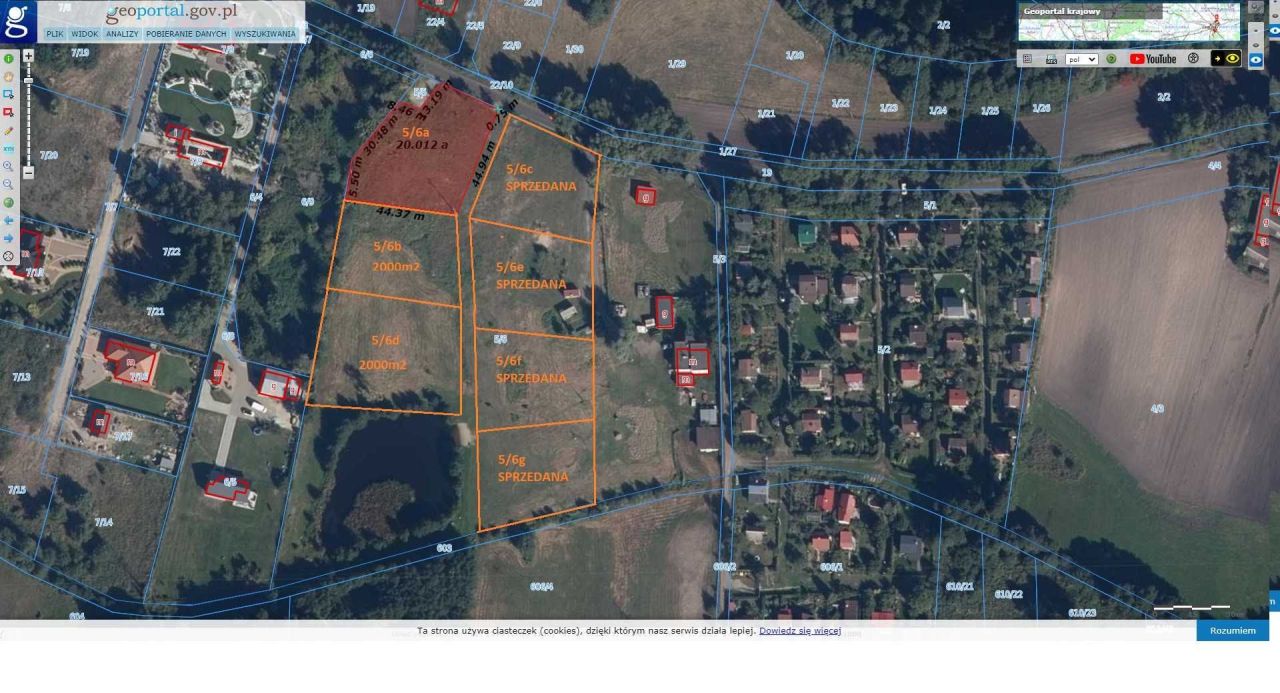 Działka budowlana Grudziądz Rudnik, ul. Wojciecha Kossaka. Zdjęcie 5