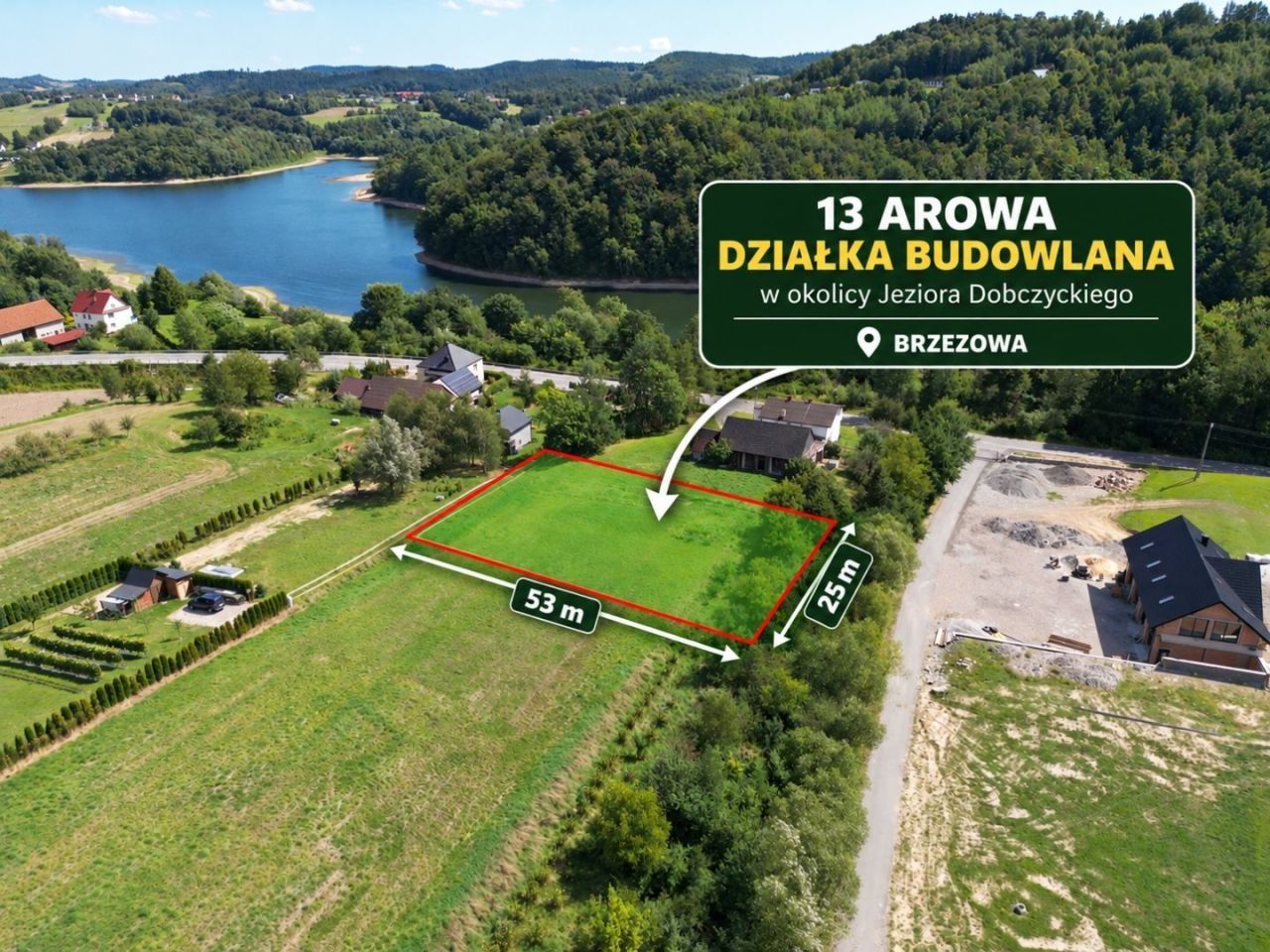 Działka budowlana Brzezowa. Zdjęcie 1