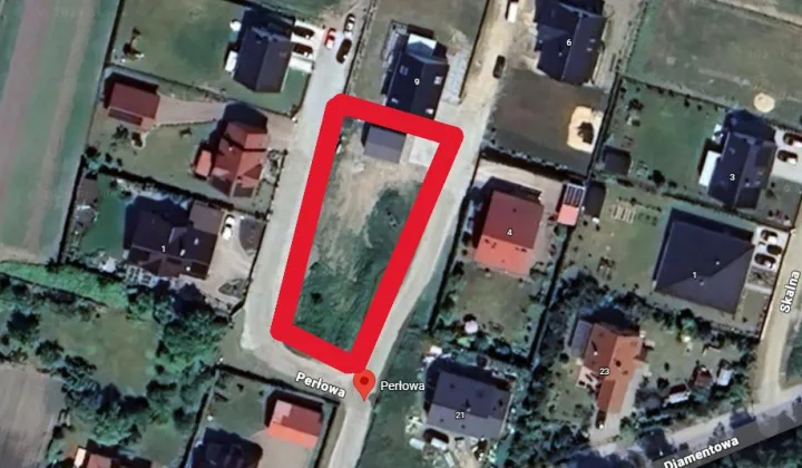Działka budowlana Kamień, ul. Perłowa