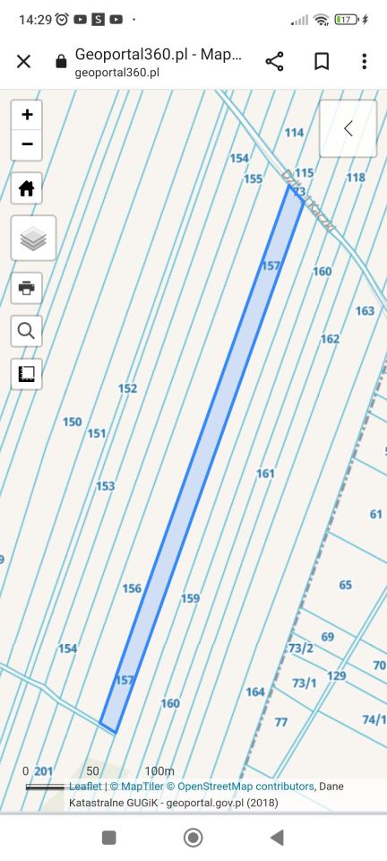 Działka rolna Słubica-Wieś, ul. Dzikiej Kaczki