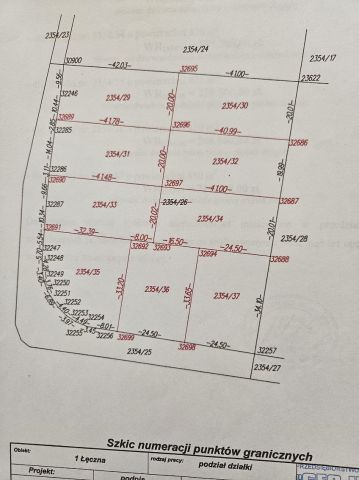 Działka budowlana Łęczna, ul. Cegielniana. Zdjęcie 1