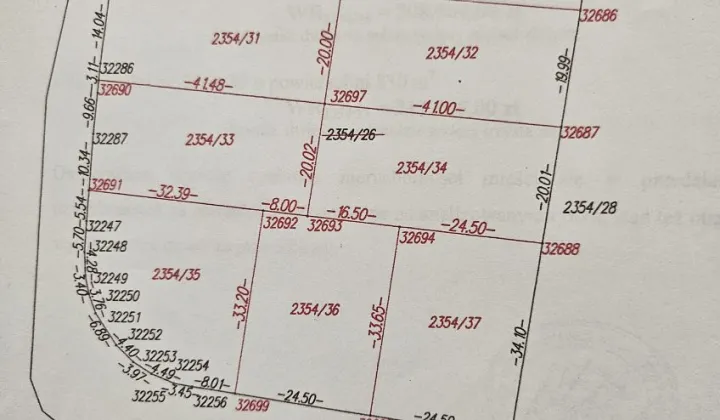 Działka budowlana Łęczna, ul. Cegielniana