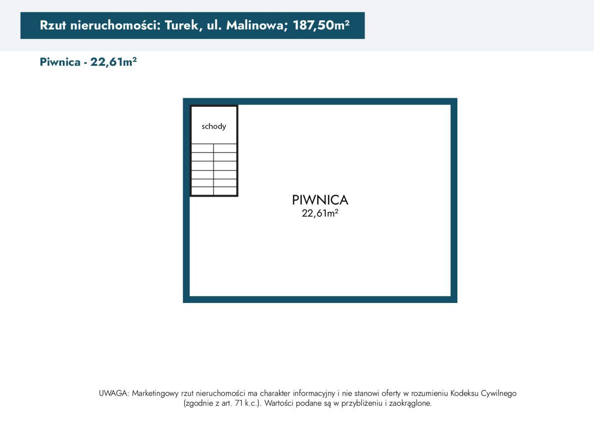 dom wolnostojący, 5 pokoi Turek, ul. Malinowa. Zdjęcie 21