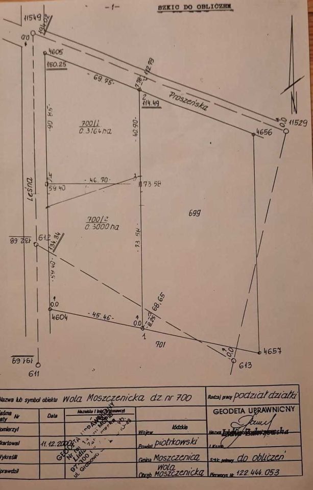 Działka rolna Wola Moszczenicka, ul. Leśna. Zdjęcie 3