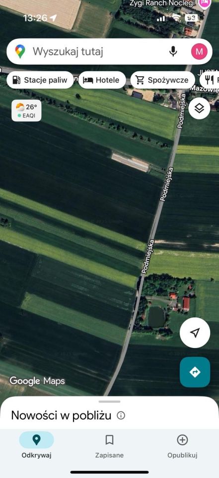 Działka budowlana Ugniewo