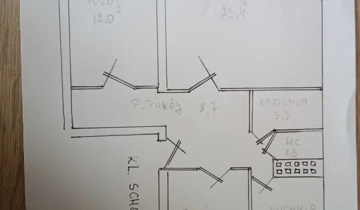 Mieszkanie 3-pokojowe Wąbrzeźno, ul. Sportowa