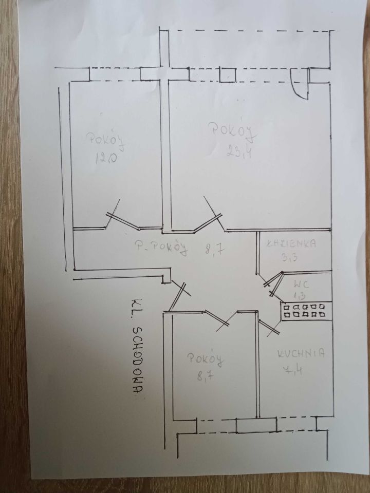 Mieszkanie 3-pokojowe Wąbrzeźno, ul. Sportowa. Zdjęcie 1