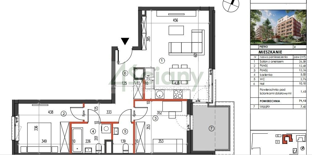 Mieszkanie 3-pokojowe Warszawa Praga-Południe, ul. Żupnicza. Zdjęcie 19