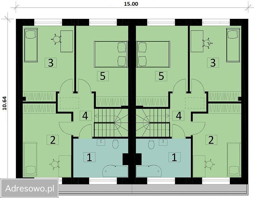 bliźniak, 4 pokoje Krobia, ul. Leszczynowa. Zdjęcie 14