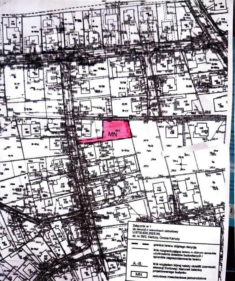 Działka budowlana Kartuzy Centrum, ul. Podgórna