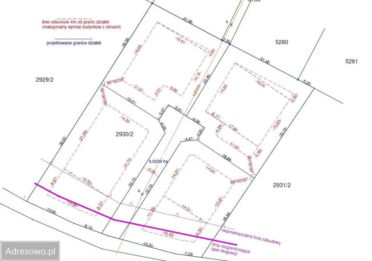 Działka budowlana Janów Lubelski, ul. Modrzewiowa. Zdjęcie 4