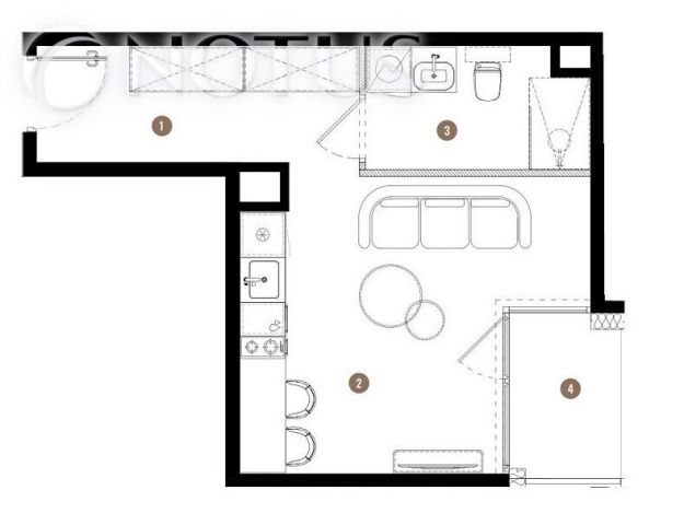 Mieszkanie 1-pokojowe Bielsko-Biała Śródmieście, ul. prof. dr. Mieczysława Michałowicza. Zdjęcie 1