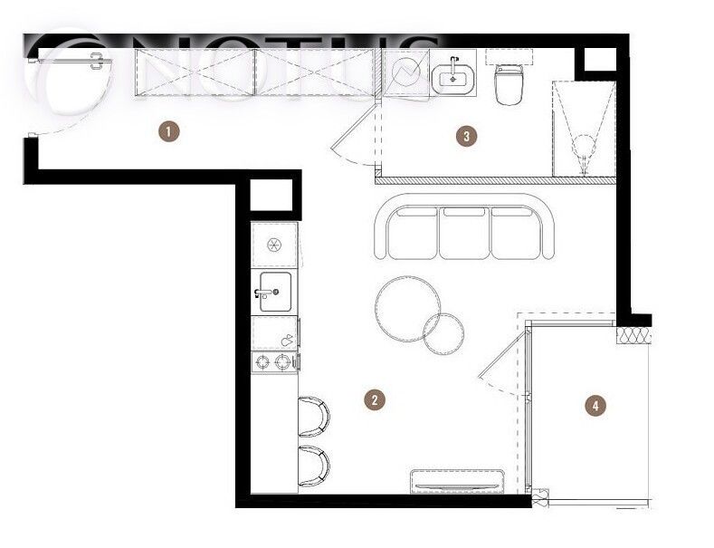 Mieszkanie 1-pokojowe Bielsko-Biała Śródmieście, ul. prof. dr. Mieczysława Michałowicza. Zdjęcie 1