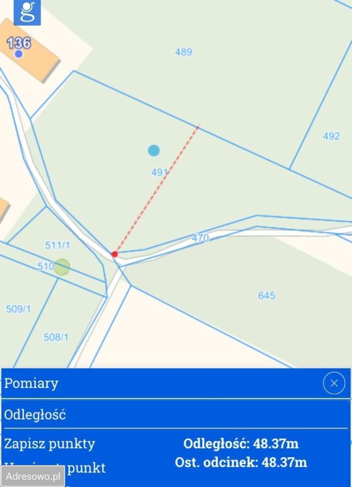Działka budowlana Studniska Dolne. Zdjęcie 7