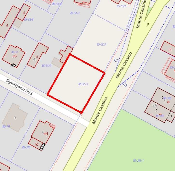 Działka budowlana Siedlce, ul. Monte Cassino. Zdjęcie 3