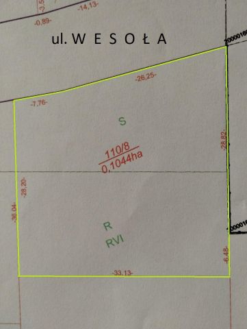 Działka budowlana Pokrówka Stara Pokrówka, ul. Wesoła. Zdjęcie 1