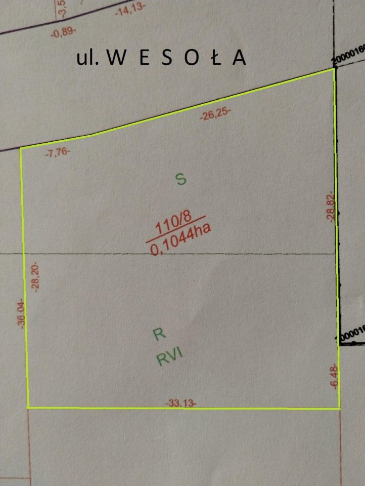Działka budowlana Pokrówka Stara Pokrówka, ul. Wesoła