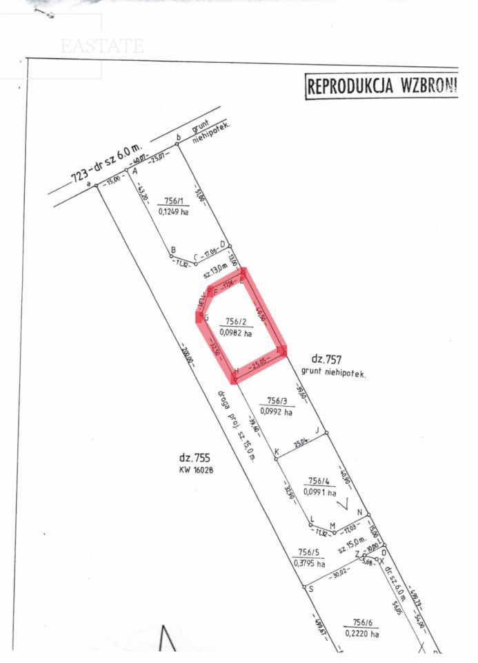 Działka budowlana Krubin. Zdjęcie 5