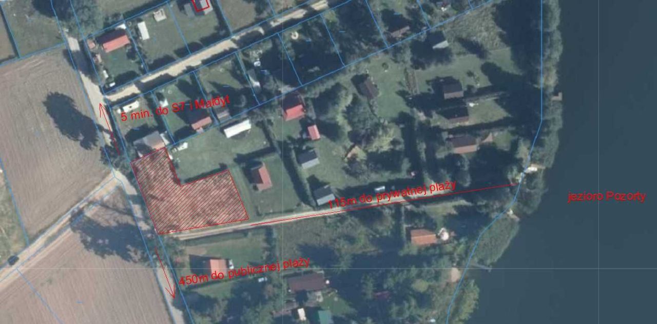 Działka rekreacyjna Pozorty. Zdjęcie 3