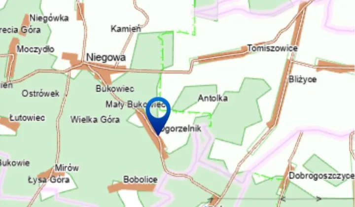 Działka rolno-budowlana Niegowa