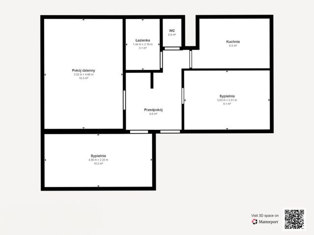 Mieszkanie 3-pokojowe Łódź Retkinia, al. ks. kard. Stefana Wyszyńskiego. Zdjęcie 17