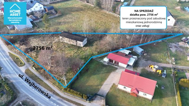 Działka budowlana Milwino, ul. Wejherowska. Zdjęcie 1