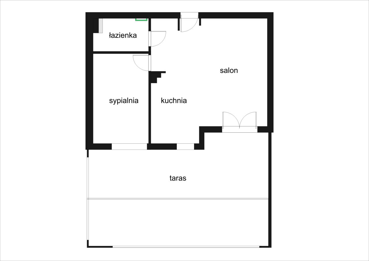 Mieszkanie 2-pokojowe Kraków Podgórze Duchackie, ul. Pagórkowa. Zdjęcie 9