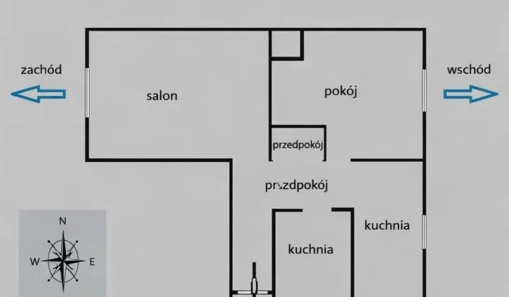 Mieszkanie 2-pokojowe Darłowo Centrum, ul. Podzamcze