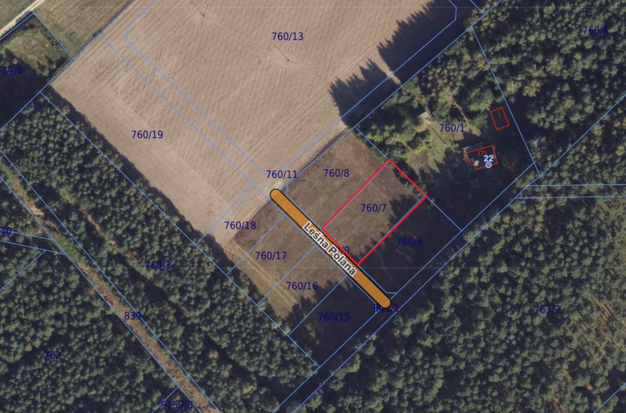 Działka budowlana Bysław, ul. Leśna Polana. Zdjęcie 2