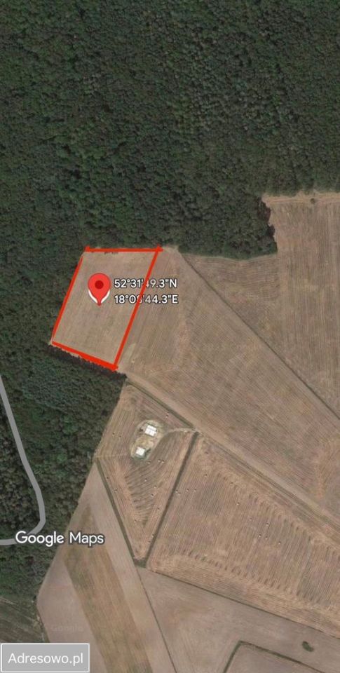 Działka budowlana Gaj. Zdjęcie 3