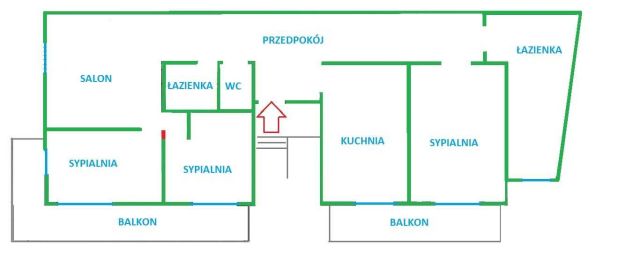 Mieszkanie 4-pokojowe Kraków Stare Miasto. Zdjęcie 2