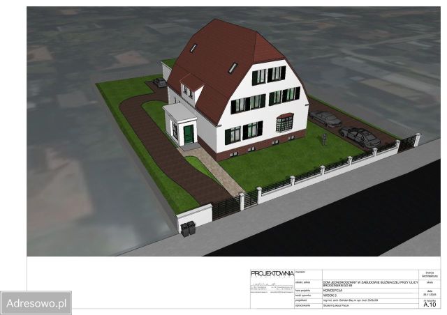 dom wolnostojący, 8 pokoi Szczecin Pogodno, ul. Kazimierza Brodzińskiego. Zdjęcie 1