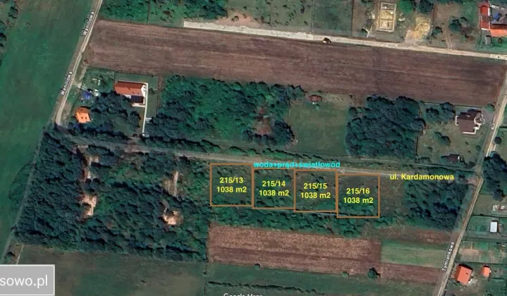 Działka budowlana Osolin, ul. Kardamonowa