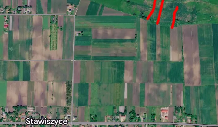 Działka inna Koniecmosty, Stawiszyce