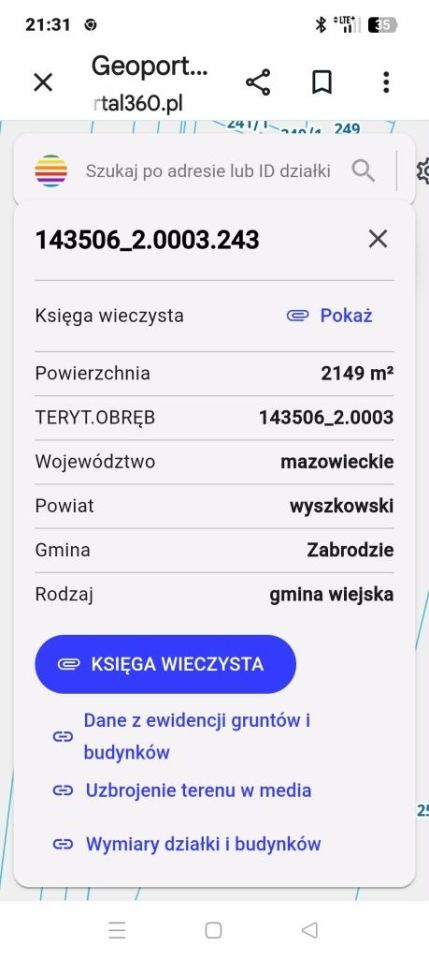 Działka budowlana Basinów. Zdjęcie 7