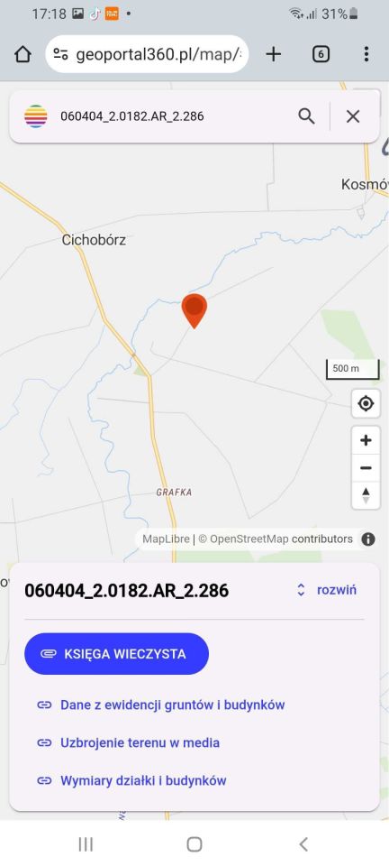 Działka rolna Cichobórz. Zdjęcie 5