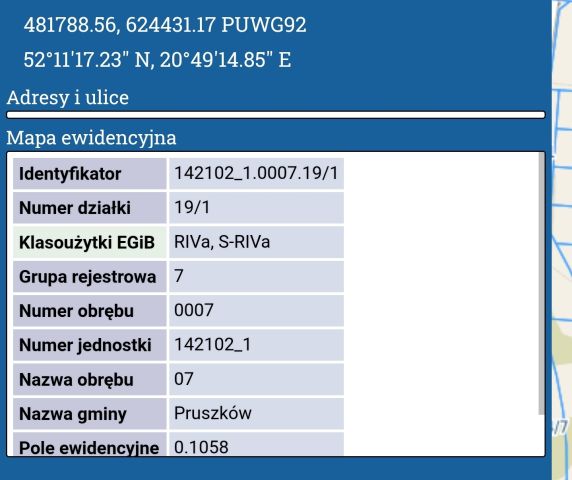 Działka budowlana Pruszków Bąki, ul. Zdziarska. Zdjęcie 1