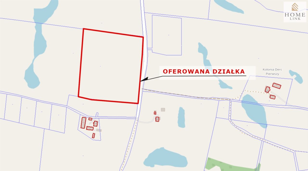 Działka budowlana Derc. Zdjęcie 5