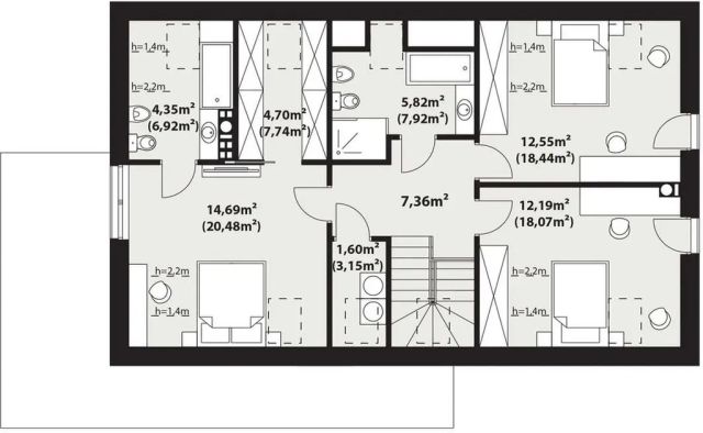 dom wolnostojący, 5 pokoi Zełwągi. Zdjęcie 12