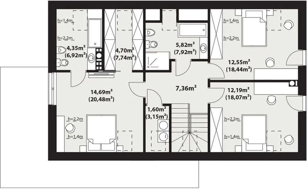 dom wolnostojący, 5 pokoi Zełwągi. Zdjęcie 12